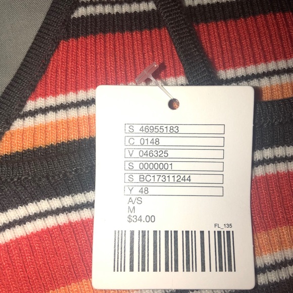 Urban Outfitters Striped Crop Top (new with tags) - Picture 4 of 4